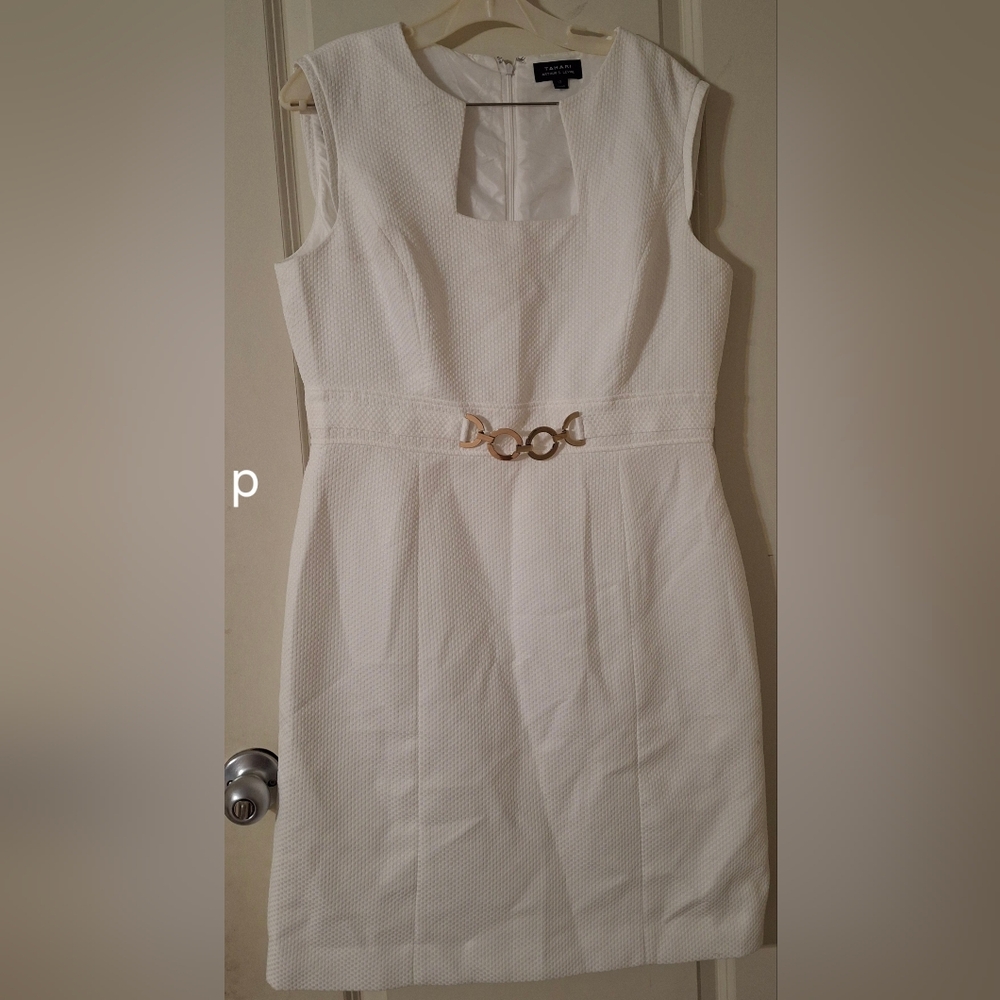 Tahari formal white dress size 12